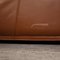 Brown Leather Lauriana 2-Seat Couch by Tobia Scarpa for B&B Italia 5