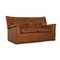 Brown Leather Lauriana 2-Seat Couch by Tobia Scarpa for B&B Italia 10