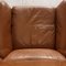 Brown Leather Lauriana Armchair from B&B Italia 4