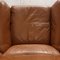 Brown Leather Lauriana Armchair from B&B Italia, Image 4