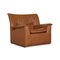 Brown Leather Lauriana Armchair from B&B Italia, Image 1