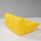 Divano modulare Togo giallo di Michel Ducaroy per Ligne Roset, set di 3, Immagine 8
