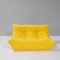 Modular Togo Sofa in Yellow by Michel Ducaroy for Ligne Roset, Set of 3 5
