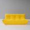 Modular Togo Sofa with Footstool in Yellow by Michel Ducaroy for Ligne Roset, Set of 5, Image 20