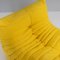 Modulares Togo Sofa mit Fußhocker in Gelb von Michel Ducaroy für Ligne Roset, 5er Set 7