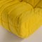 Divano modulare Togo giallo con poggiapiedi di Michel Ducaroy per Ligne Roset, set di 5, Immagine 8