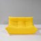 Modular Togo Sofa with Footstool in Yellow by Michel Ducaroy for Ligne Roset, Set of 5, Image 16