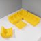 Modular Togo Sofa with Footstool in Yellow by Michel Ducaroy for Ligne Roset, Set of 5 2