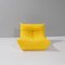 Divano modulare Togo giallo con poggiapiedi di Michel Ducaroy per Ligne Roset, set di 5, Immagine 10