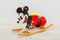 Sgabello a dondolo in legno di Mickey Mouse di Vilac France, anni '80, Immagine 2