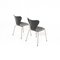 Sedia Butterfly serie 3107 di Arne Jacobsen per Fritz Hansen, 1955, Immagine 5