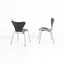 Sedia Butterfly serie 3107 di Arne Jacobsen per Fritz Hansen, 1955, Immagine 2