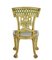 19th Century Biedermeier Carved and Painted Cane Chair 4
