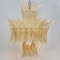 Lampade da soffitto a forma di palma in vetro di Murano dorato, set di 2, Immagine 5