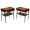 Mid-Century Mahogany Night Tables from Calström & Co, Sweden, 1960s, Set of 2 1
