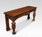 Large Carved Oak Console Table, Image 1