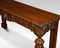 Large Carved Oak Console Table, Image 8