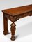 Large Carved Oak Console Table, Image 2