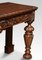 Large Carved Oak Console Table, Image 6