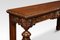 Large Carved Oak Console Table, Image 4
