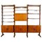 Mid-Century Italian Teak Wall Unit or Shelf System by Vittorio Dassi, Image 1