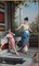 Egisto Sarri, Pompeian Scene, 19th Century, Oil on Canvas, Image 4