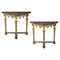 18th Century Italian Painted Console Tables, Set of 2 1