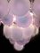 Pink Amethyst Murano Disc Chandelier, 1970s 5