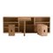 LC16 Shelf Desk with Maison du Brésil and Cabanon Stools by Le Corbusier, Set of 3, Image 1