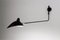 Mid-Century Modern Black Wall Lamp with Rotating Straight Arm by Serge Mouille, Image 2