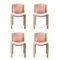 300 Chairs in Wood and Kvadrat Fabric by Joe Colombo for Karakter, Set of 4, Image 2