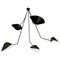 Spider Ceiling Lamp with Five Broken Arms by Serge Mouille 2