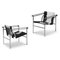 LC1 Stühle von Le Corbusier, Pierre Jeanneret & Charlotte Perriand für Cassina, 2er Set 2