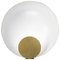 Large Satin Gold Siro Table Lamp by Marta Perla for Oluce 1