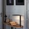 Lámpara de mesa Duca de metal gris cálido de Nicola Gallizia para Oluce, Imagen 3