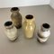 Vintage Pottery Fat Lava Vases from Scheurich, Germany, 1970s, Set of 4, Image 11