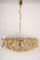 Large Gilt Brass and Crystal Chandelier from Palwa, Germany, 1970s 4