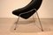 Black and Chrome Oyster F157 Chair by Pierre Paulin for Artifort, 1960s 3