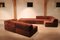 Brown Modular Trio Sofa by Team Form AG for Cor, 1970s, Set of 3 4