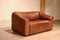 Cognac Buffalo Leather DS47 Sofa Set from de Sede, 1970s, Set of 4 14