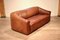 Cognac Buffalo Leather DS47 Sofa Set from de Sede, 1970s, Set of 4 21