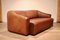 Cognac Buffalo Leather DS47 Sofa Set from de Sede, 1970s, Set of 4 22