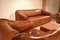 Cognac Buffalo Leather DS47 Sofa Set from de Sede, 1970s, Set of 4, Image 5