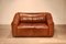 Cognac Buffalo Leather DS47 Sofa Set from de Sede, 1970s, Set of 4 18