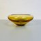 Cuenco italiano Mid-Century moderno de cristal de Murano amarillo, años 70, Imagen 2