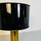 Mid-Century Italian Modern Brass Table Lamps with Cylindrical Lampshade, 1970s, Set of 2 12