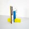 Mid-Century Italian Modern Yellow and Blue Wooden Bookends, 1960s 5