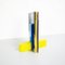 Mid-Century Italian Modern Yellow and Blue Wooden Bookends, 1960s 4