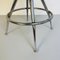 Mid-Century Italian Black & Chromed Stool, 1950s, Image 12