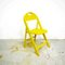 Mid-Century Italian Modern Yellow Tric Folding Chair by A. Castiglioni for Hille, 1970s 6